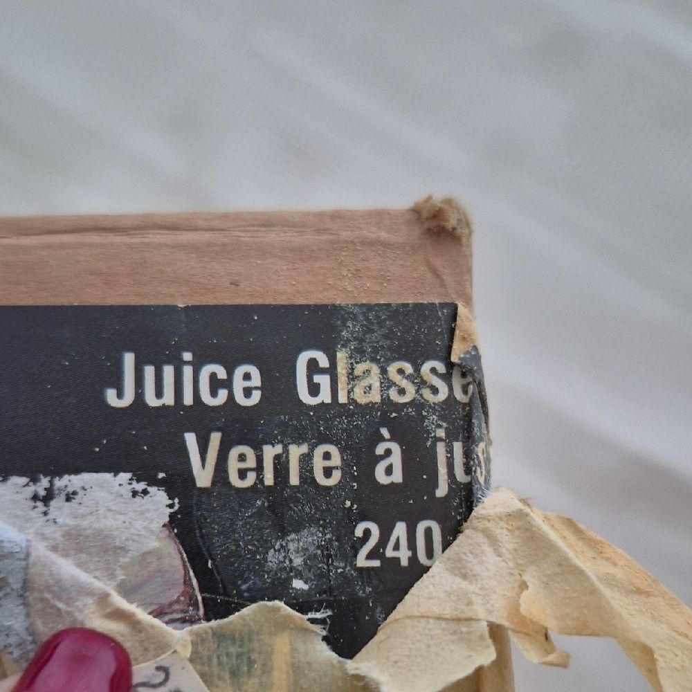 Vintage Multicolor Set Of 6 Juice Glass Set - Picture 3 of 16